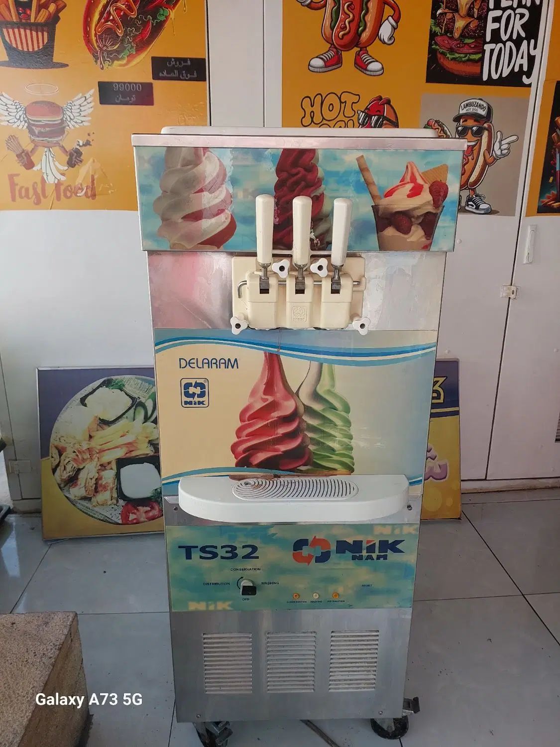 دستگاه بستنی نیک دلارام t32 سه فاز|فروشگاه و مغازه|تهران, جنت‌آباد مرکزی|دیوار