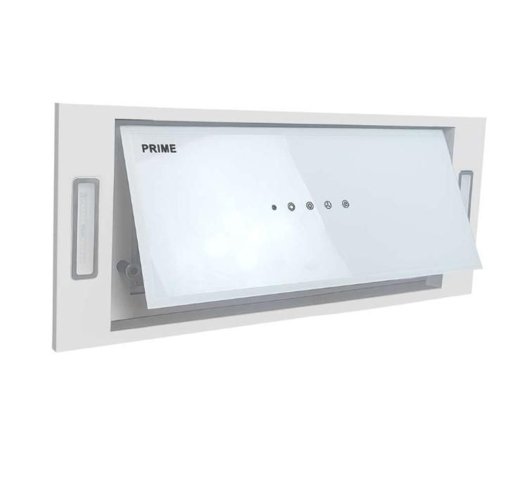 هودمخفی مدل HT800W(NEW)لمسی شیشه سفید|هود|کرمان, |دیوار