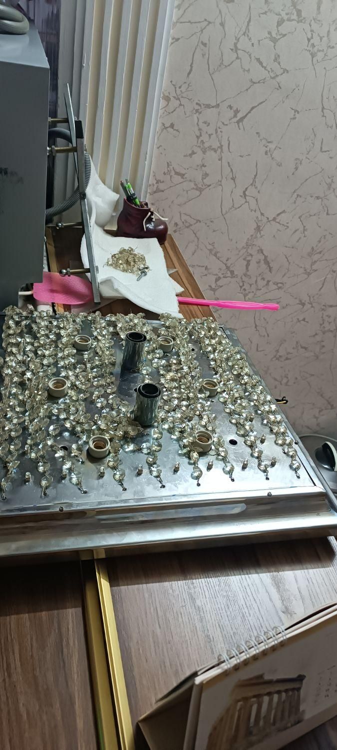 لوستر کریستالی|لوستر و چراغ آویز|تبریز, |دیوار