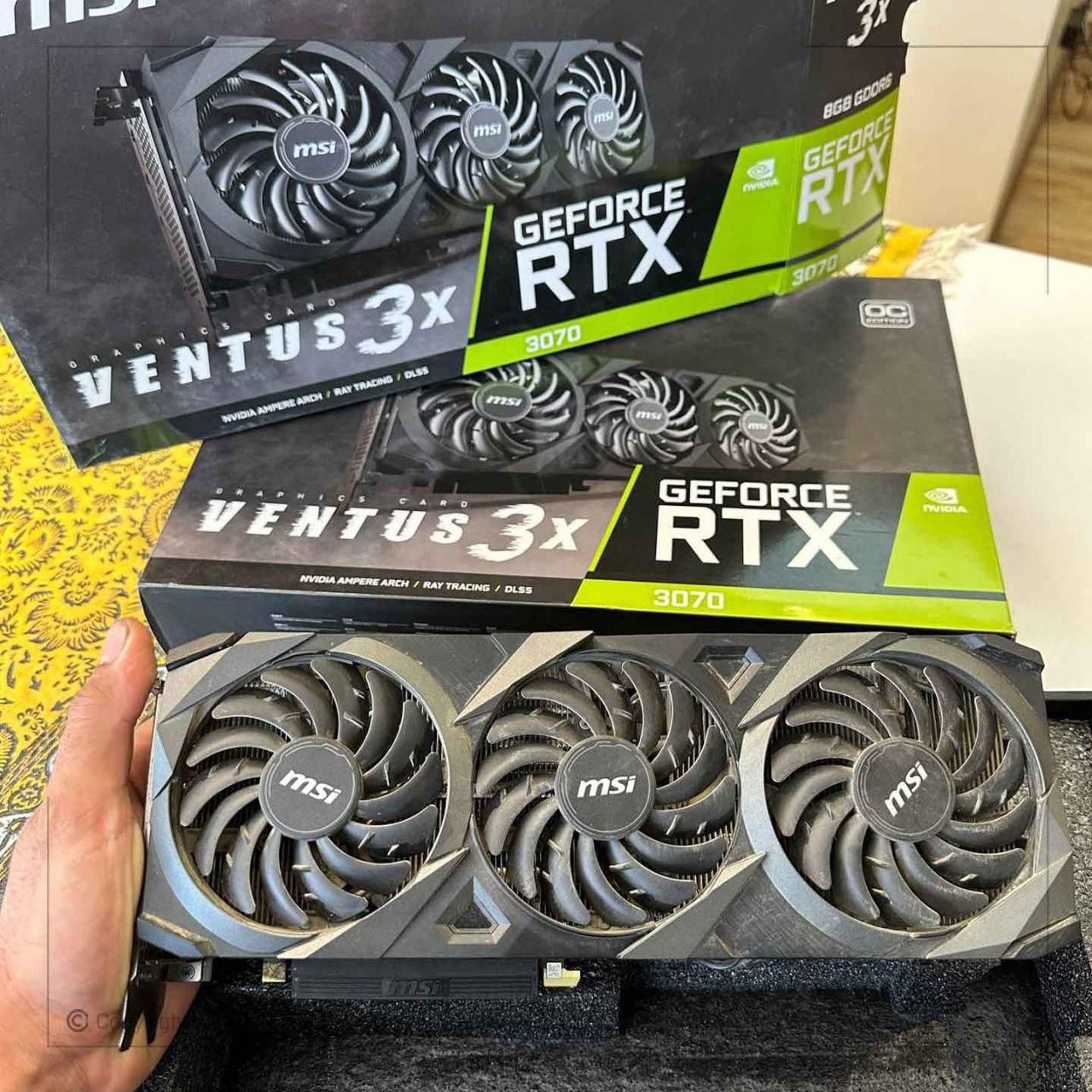 کارت گرافیک MSI RTX 3070 Ventus 8GB|قطعات و لوازم جانبی رایانه|کرمان, |دیوار
