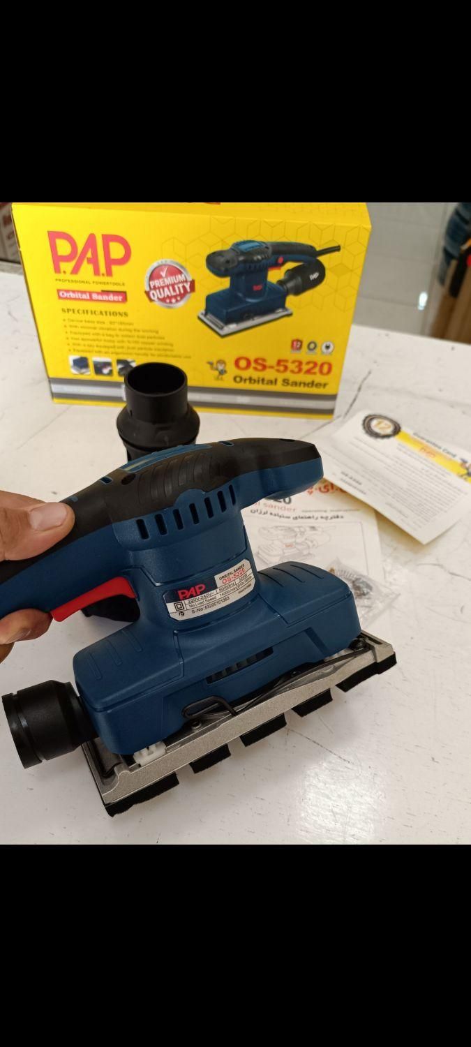 سنباده لرزان پی ای پی مستطیلی P.A.P سنباده زن|ابزارآلات|شیراز, شهرک رضوان|دیوار