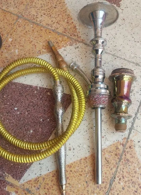 قلیون تنه برنج درحدنو  تنه چوب نو  و تنه فلز کارکر|کلکسیون و سرگرمی|نظرآباد, شهرک سید جمال الدین|دیوار