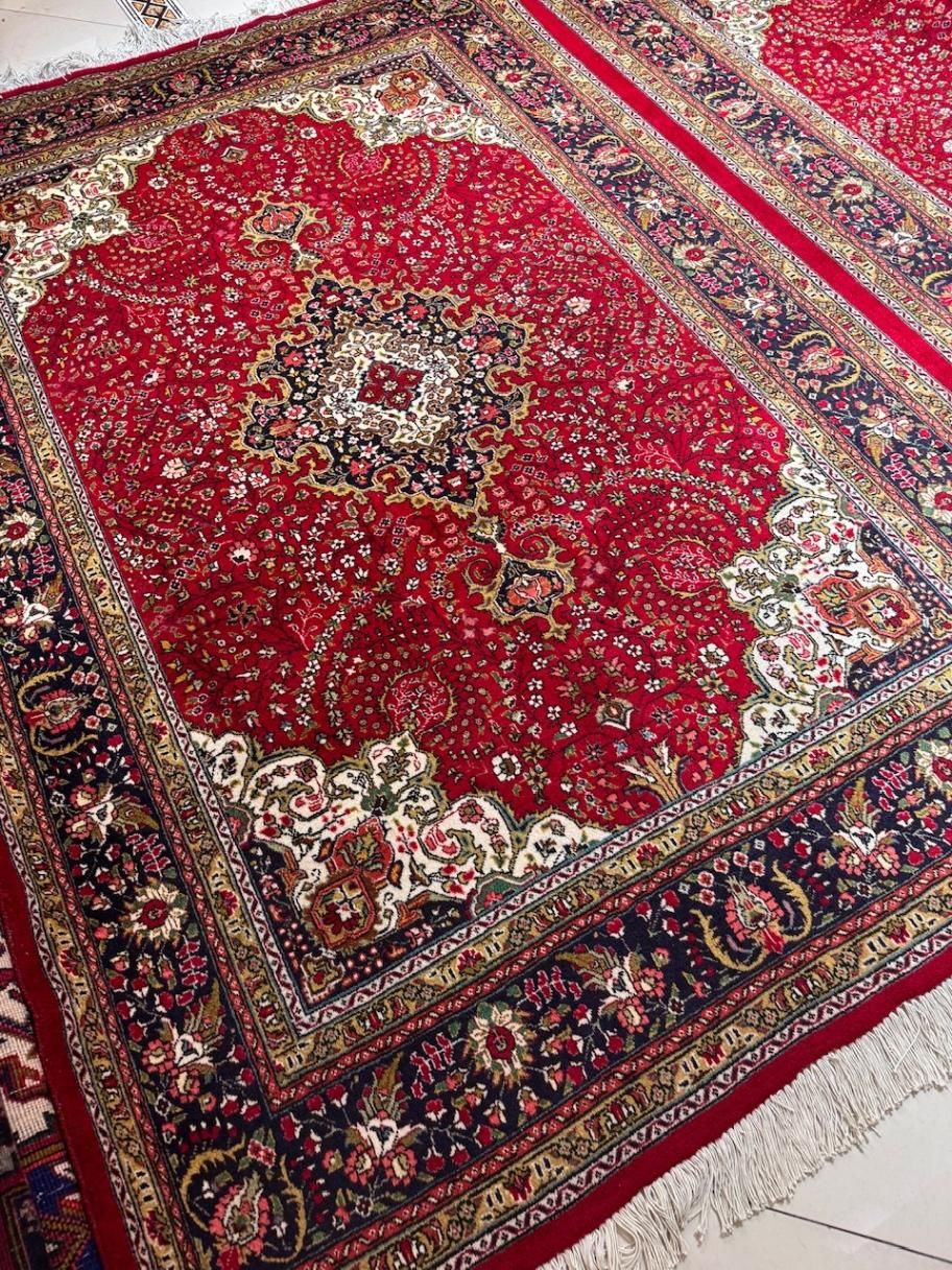 جفت ۶متری دستباف تبریز اکبند طرح کرمان قلم|فرش|تهران, جهاد|دیوار