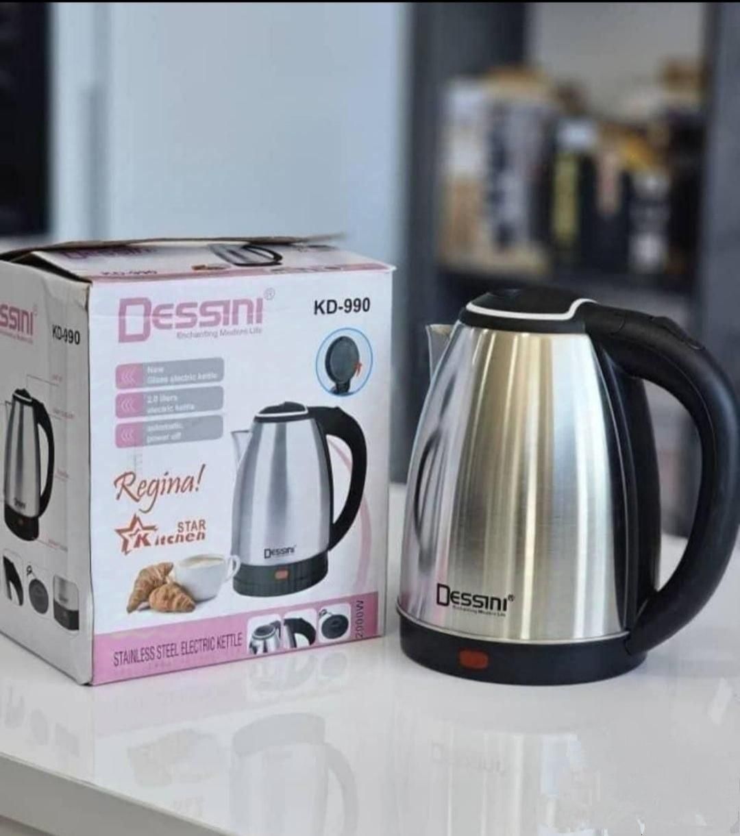 چای ساز کتری برقی دسینی ایتالیا بدنه استیل آکبند|سماور، چایساز، قهوهساز|تهران, بیسیم|دیوار