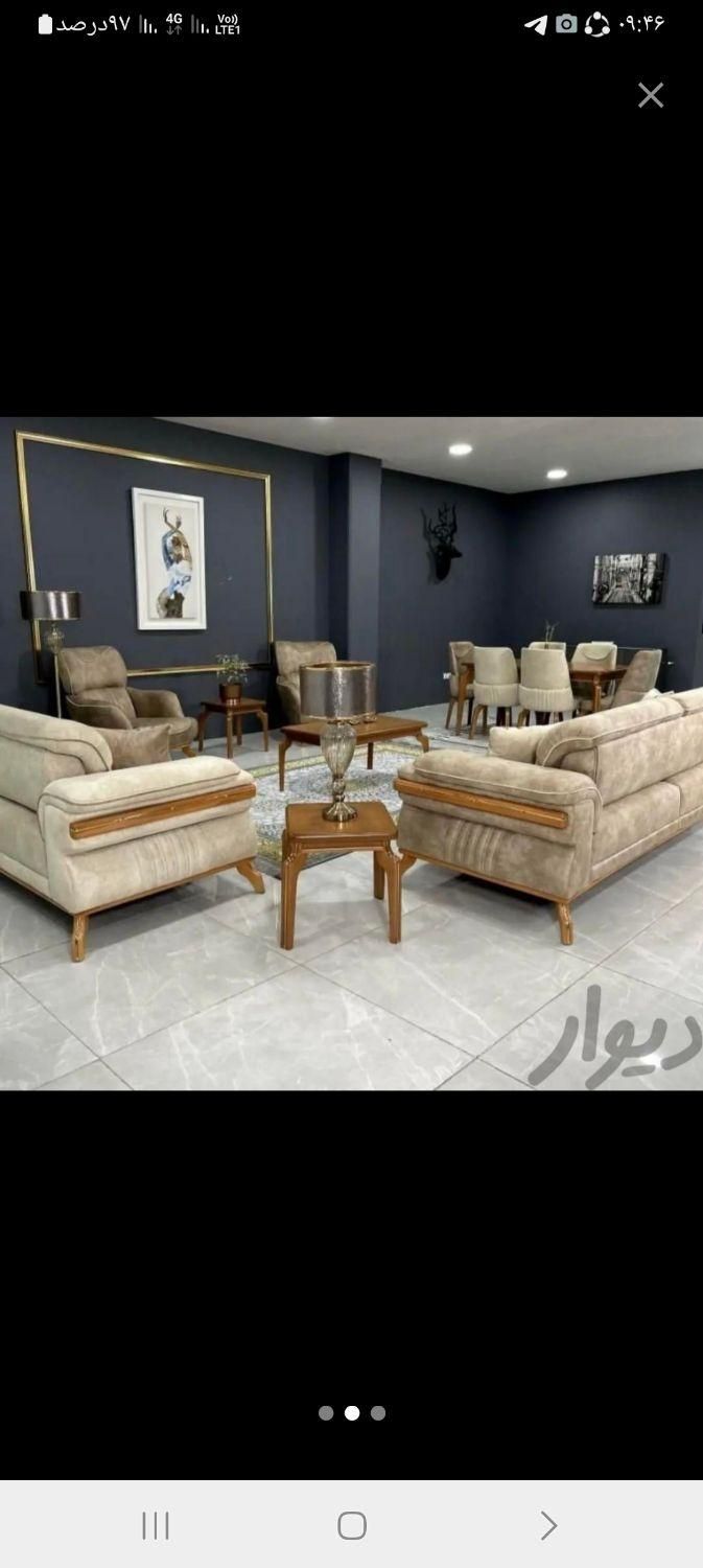 مبل|مبلمان خانگی و میز عسلی|فومن, |دیوار