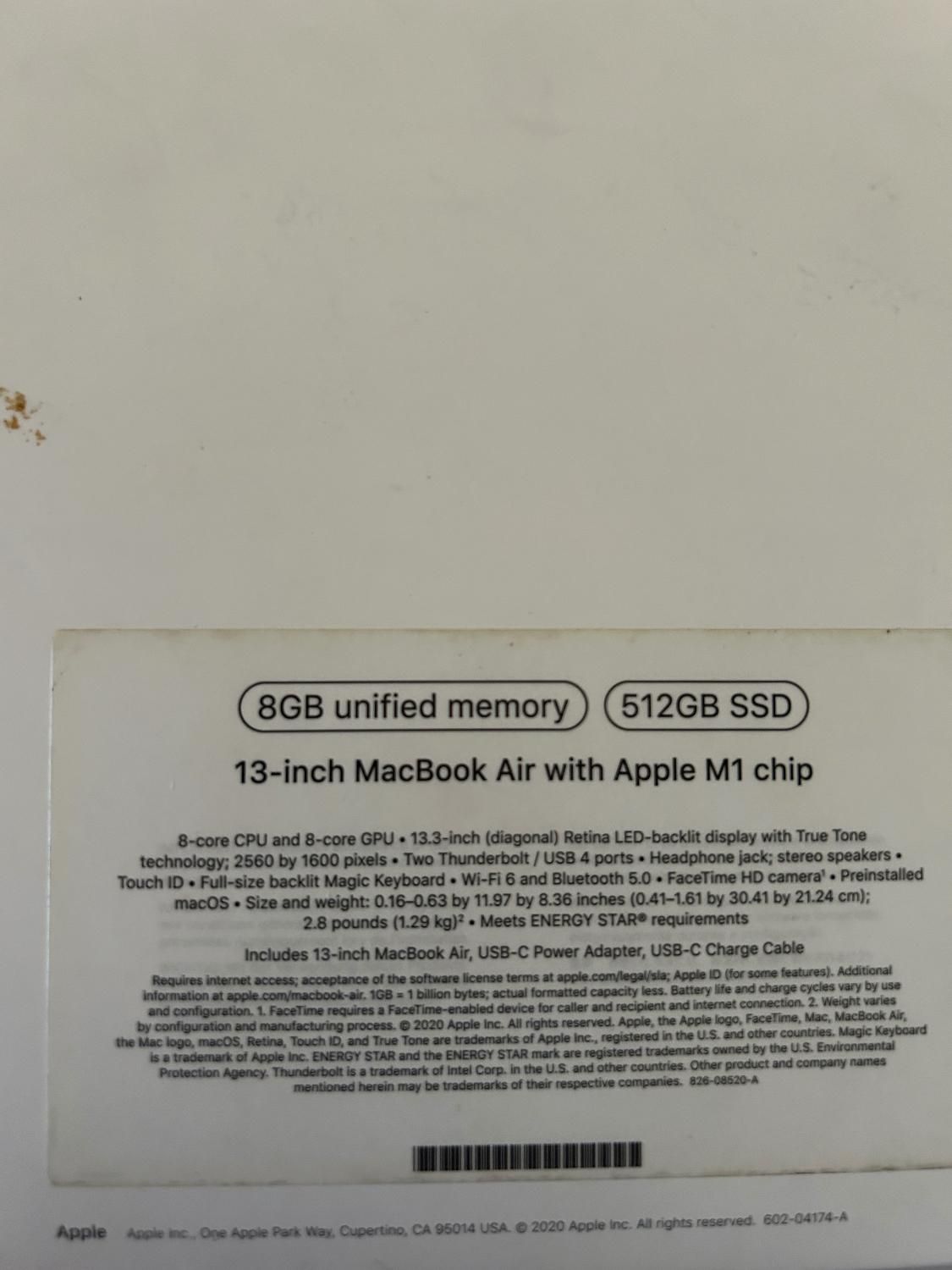 مک‌ بوک ایر 512g m1|رایانه همراه|اردبیل, |دیوار