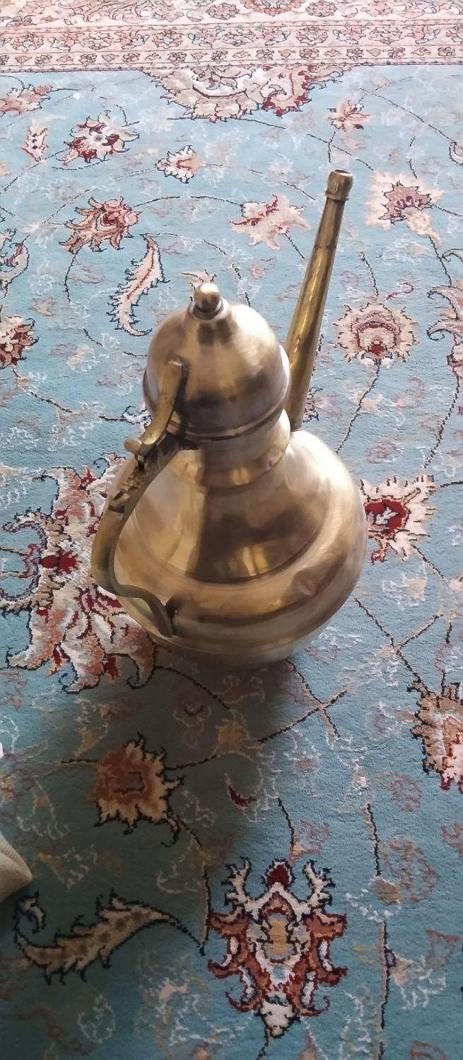 آفتابه وضو دوره قاجار جنس برنز  آنتیک|صنایع دستی و سایر لوازم تزئینی|کوهدشت, |دیوار