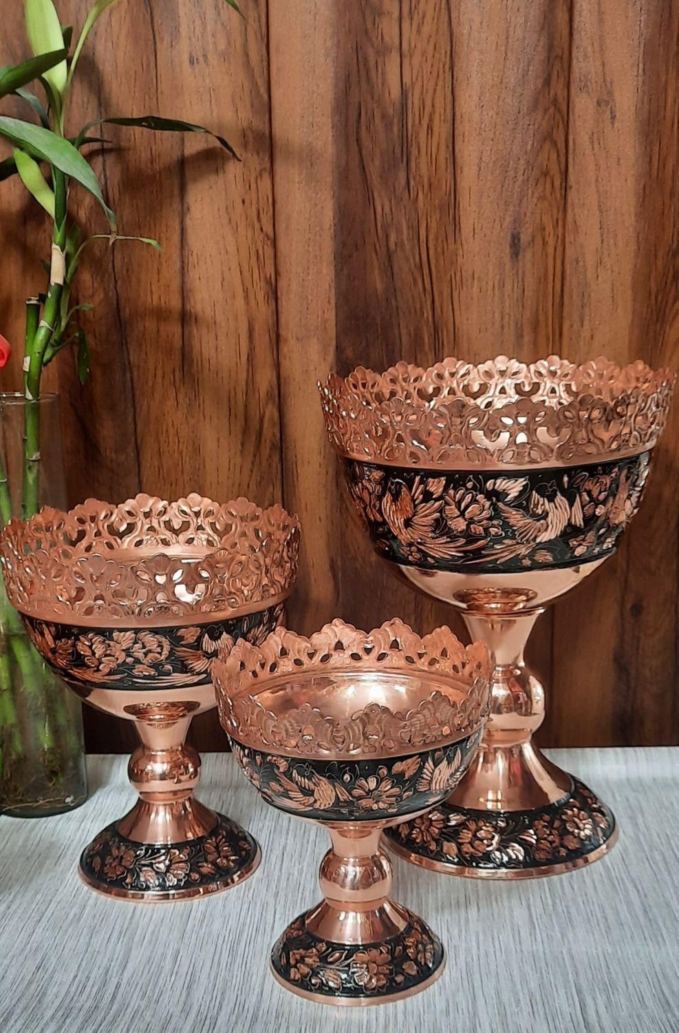 آجیل خوری الماس تراش در سه سایز،|صنایع دستی و سایر لوازم تزئینی|اصفهان, ارزنان|دیوار
