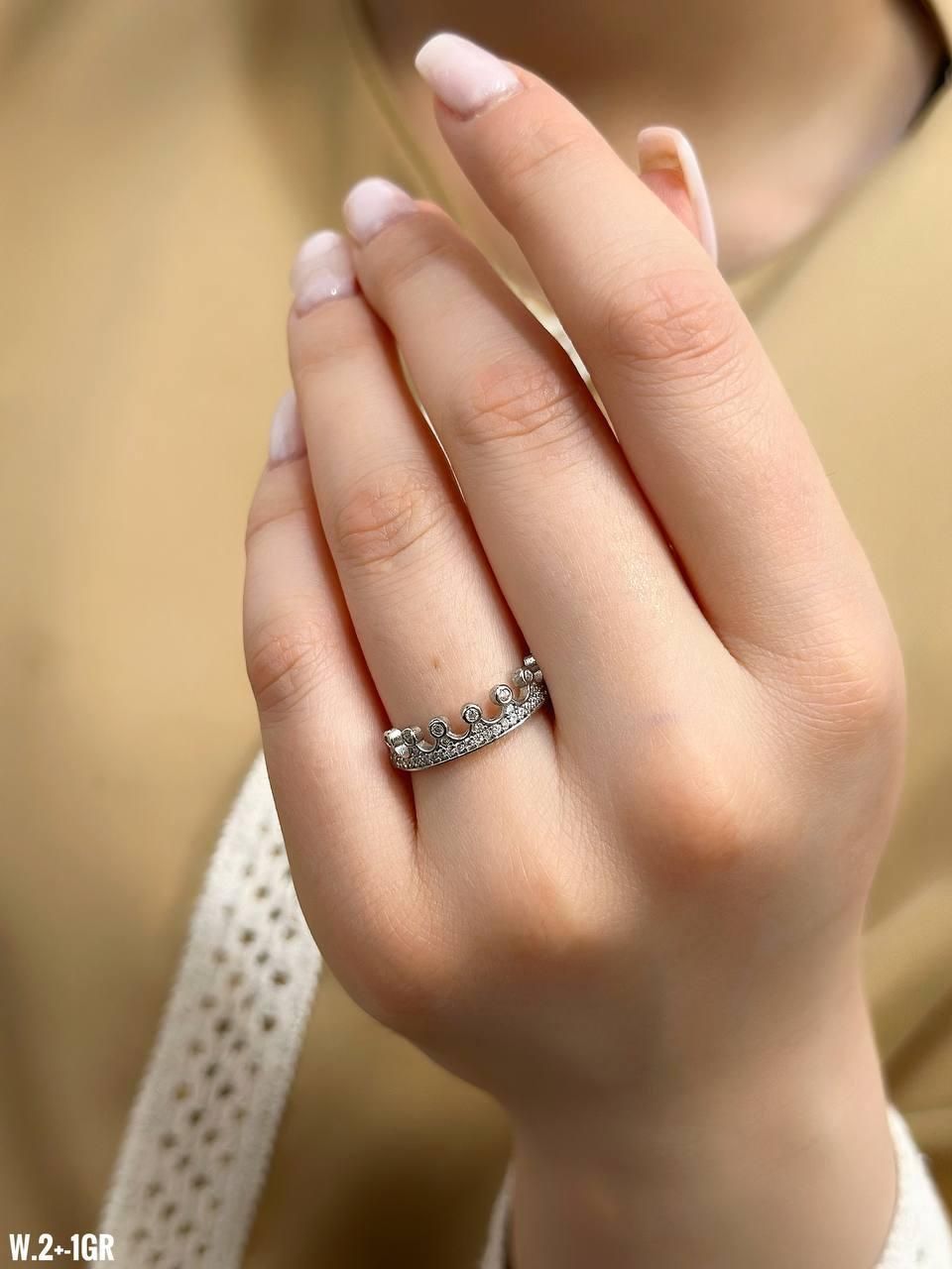 انگشتر نقره دخترانه زنانه عینا طلا کد۱تولیدی نقره|بدلیجات|تبریز, |دیوار