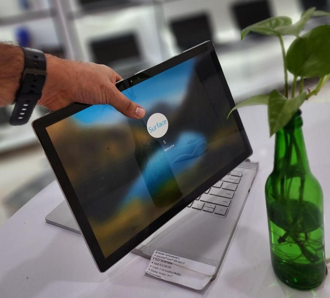 لپتاپ تبلت شو سرفیس استوک Surfacebook لپ تاپ|رایانه همراه|شهرکرد, |دیوار