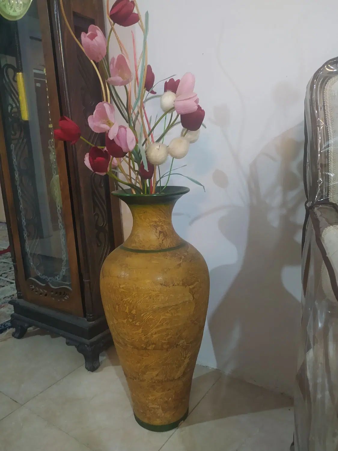 گلدان و گل|گل مصنوعی|مشهد, الهیه|دیوار