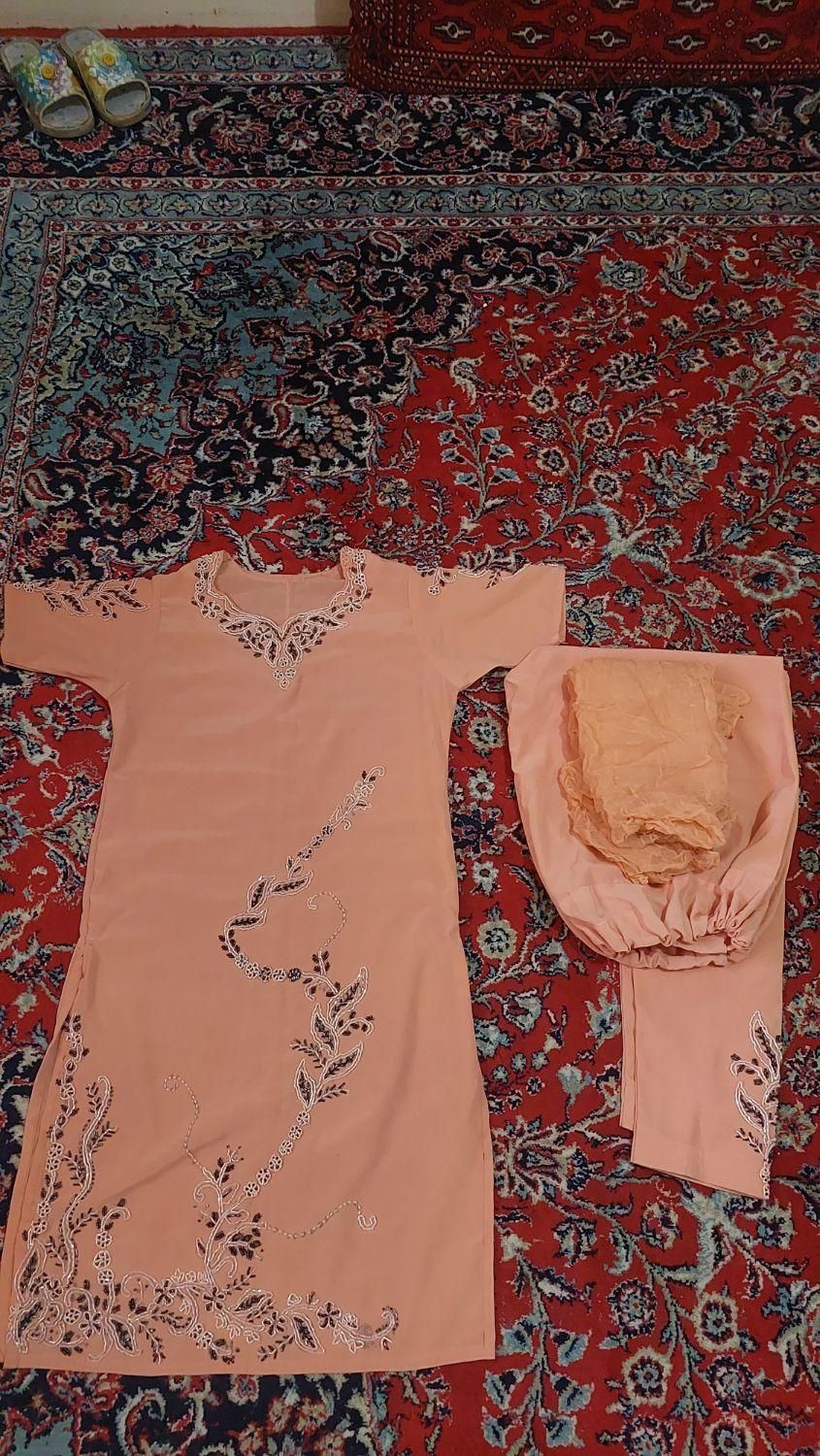 لباس مجلسی مهره دوزی شده هندی یاافغانی|لباس|شیراز, منطقه هوایی شهید دوران|دیوار