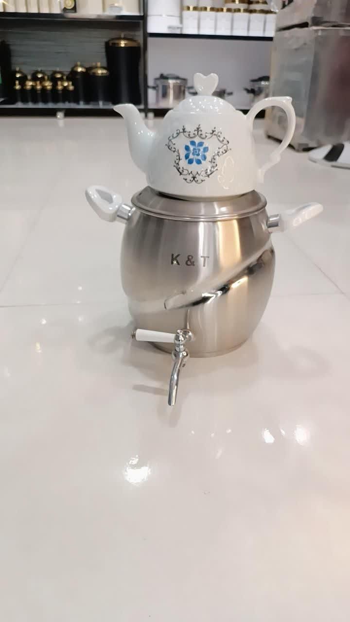 کتری قوری کف چودن کتری قوری شیردار استیل باضمانت|قوری، کتری، قهوه‌ساز دستی|قم, نیروگاه|دیوار