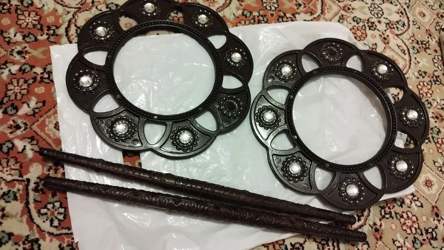 گیره نگهدارنده  پرده طرح ژاپنی|پرده، رانر، رومیزی|تهران, اسکندری|دیوار
