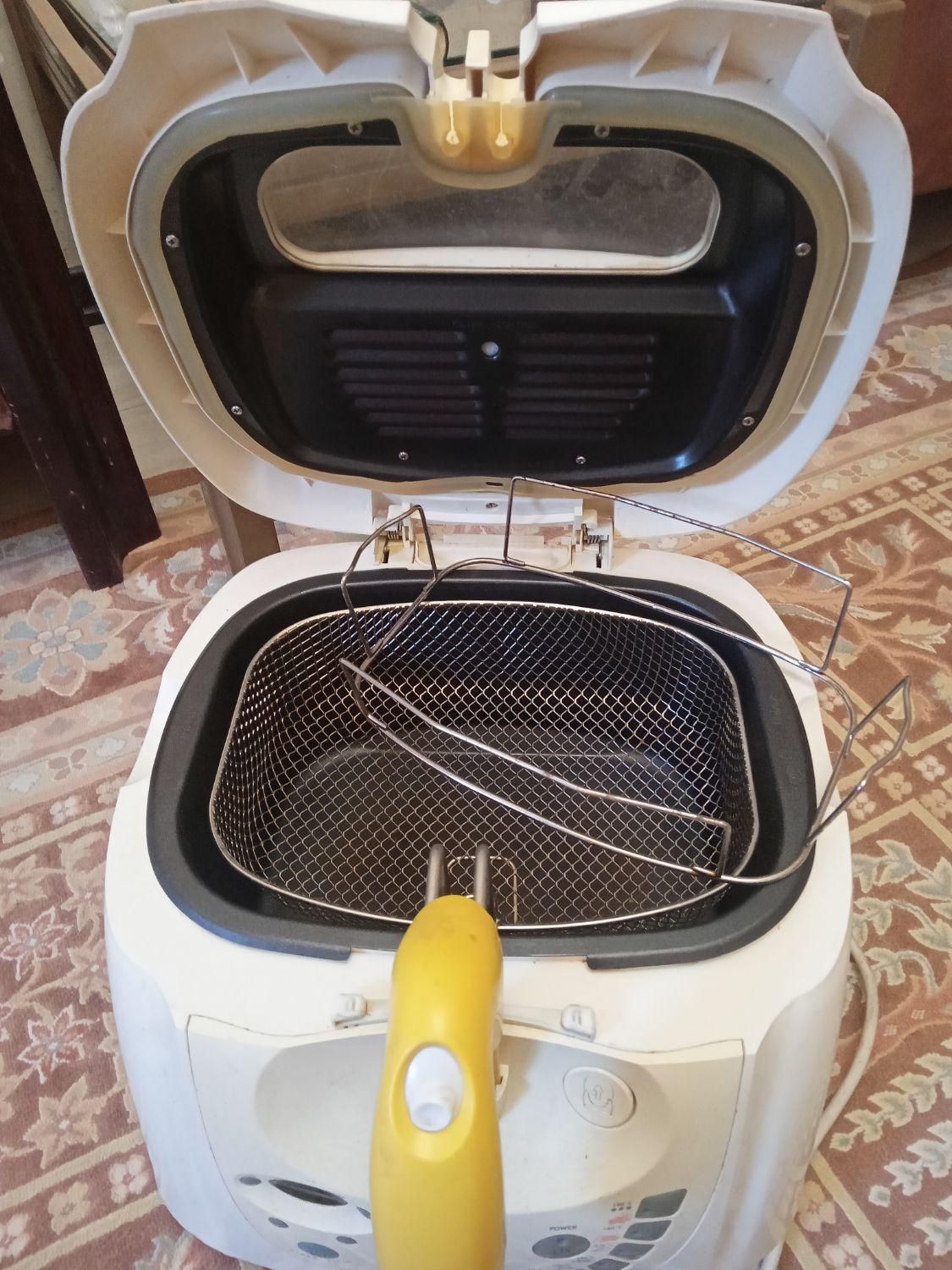 سرخ کن سانی بزرگ ۳لیتری و کفگیر و ملاقه نسوز pc|ظروف پخت‌وپز|تهران, کوثر|دیوار