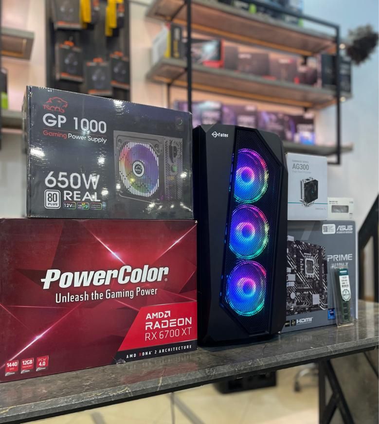 کیس حرفه ای گیمینگ و استریم نسل12با RX6700XT 12GB|رایانه رومیزی|مشهد, راهنمایی|دیوار
