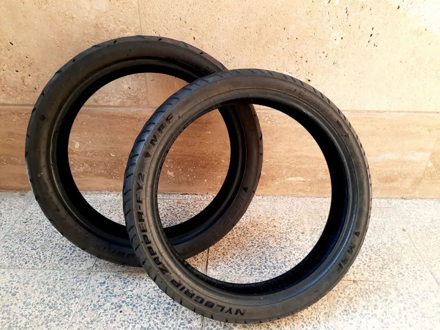 لاستیک موتور سیکلت برند MRF هند ان اس ۲۰۰ ، بنلی|قطعات یدکی و لوازم جانبی|تهران, جیحون|دیوار