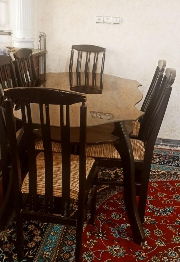 میز نهار خوری ۶ نفره|میز و صندلی غذاخوری|کوهدشت, |دیوار