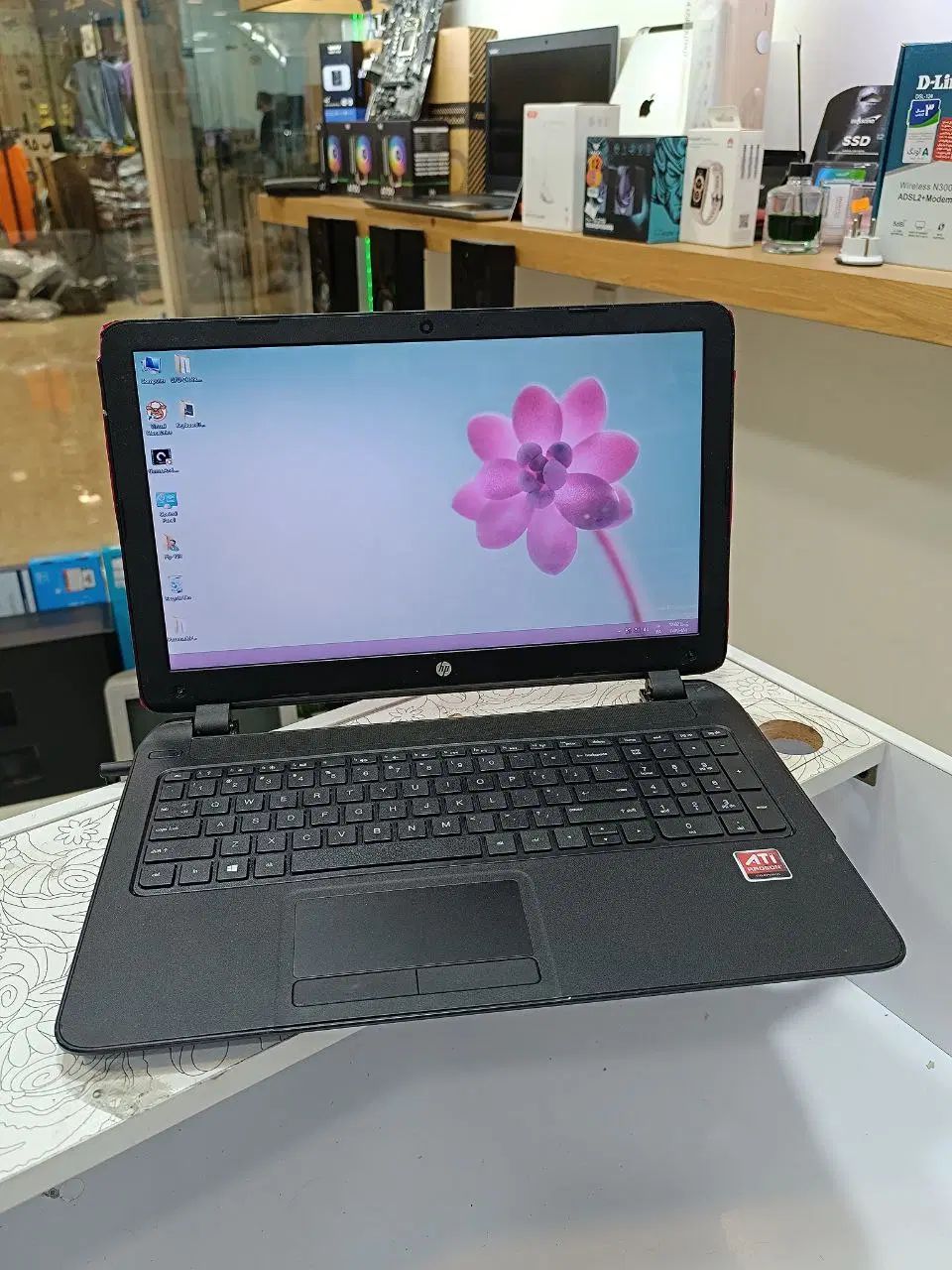 لپ تاپ Hp صورتی با گرافیک 1G|رایانه همراه|رشت, بازار|دیوار