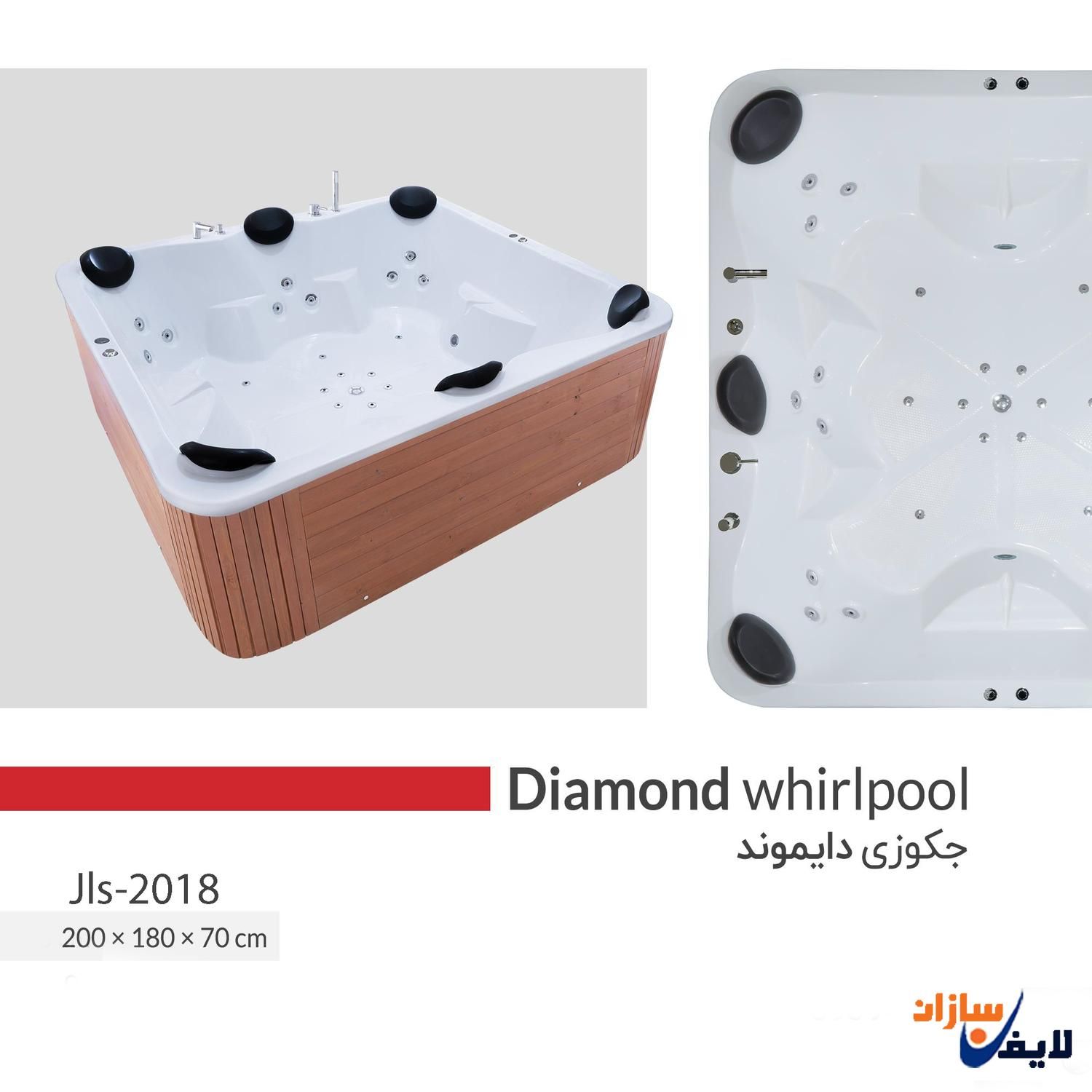 جکوزی 6 نفره نشیمن دار|لوازم حمام|تهران, تهرانپارس شرقی|دیوار
