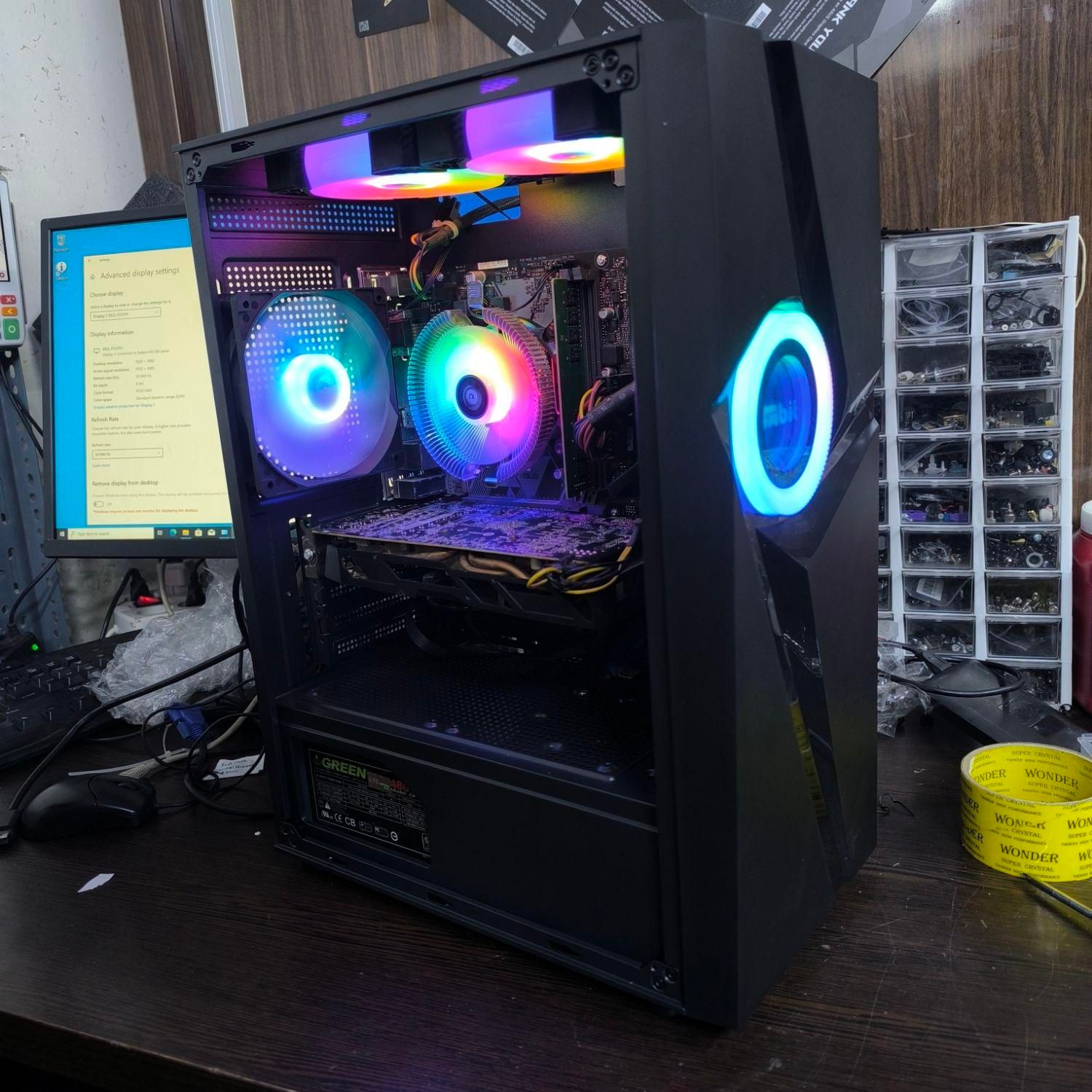 سیستم فوق گیمینگ i5 12400f همراه RTX 3060 12G|رایانه رومیزی|تهران, میدان ولیعصر|دیوار