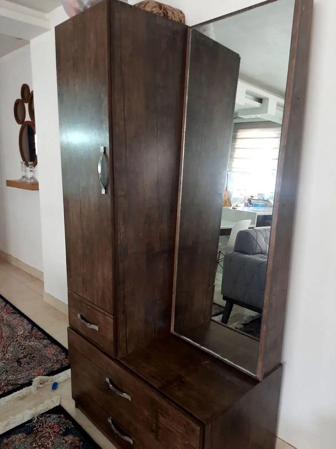 کمد|تخت و سرویس خواب|رشت, آزادگان|دیوار