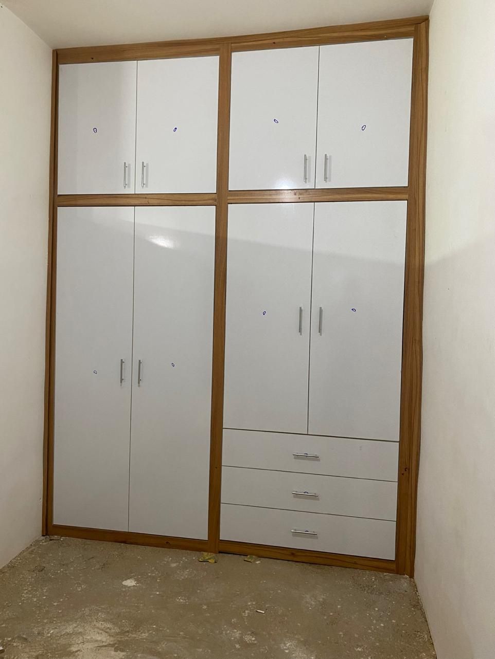 طراحی و ساخت کمد دیواری اشکاف کابینت انواع رنگ ها|جاکفشی، کمد، دراور|مشهد, نوید (بلوار کشاورز)|دیوار