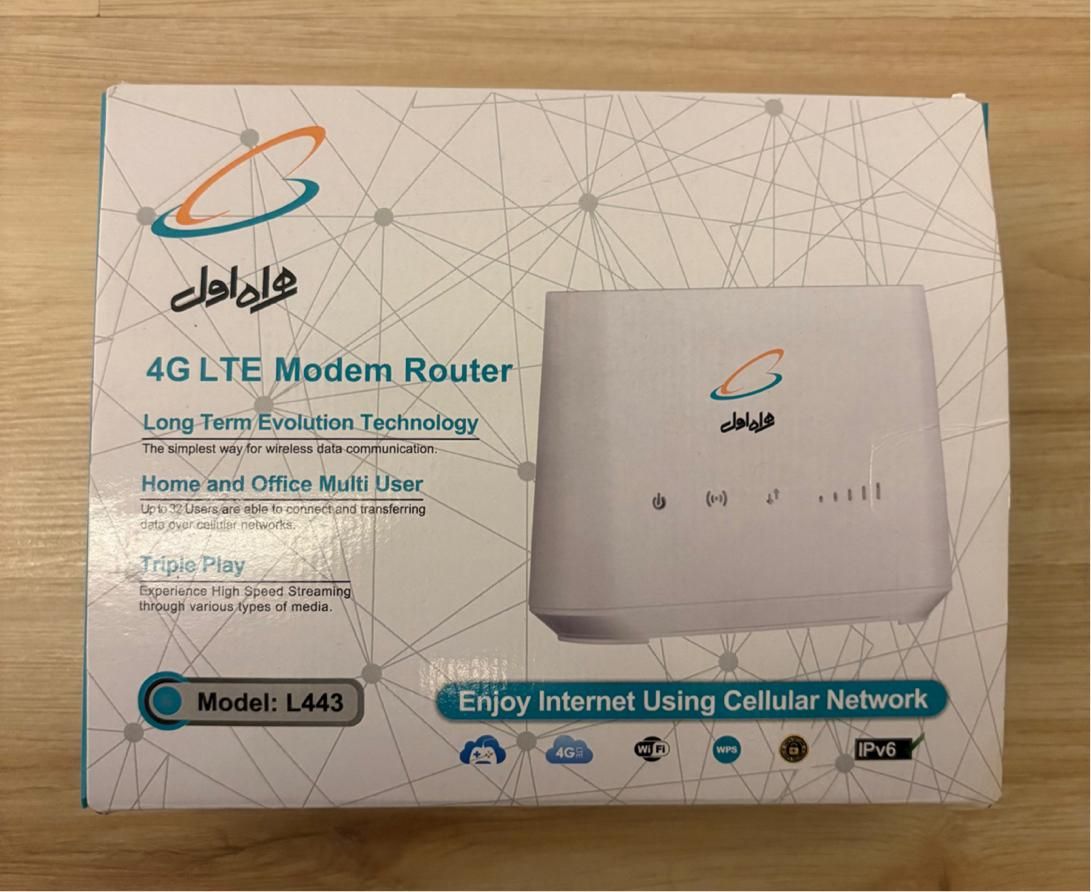 مودم روتر 4G LTE همراه اول - مدل L443|مودم و تجهیزات شبکه|تهران, جماران|دیوار