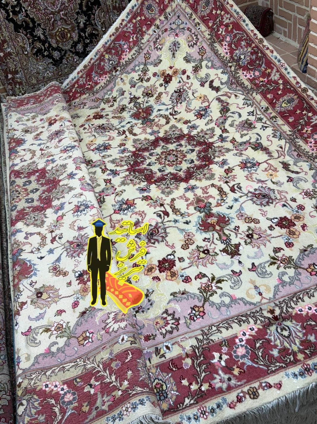 فرش جفت۶متر کاشمر ۴۰رج، طرح علیا (اقساط بدون بهره)|فرش|تبریز, |دیوار
