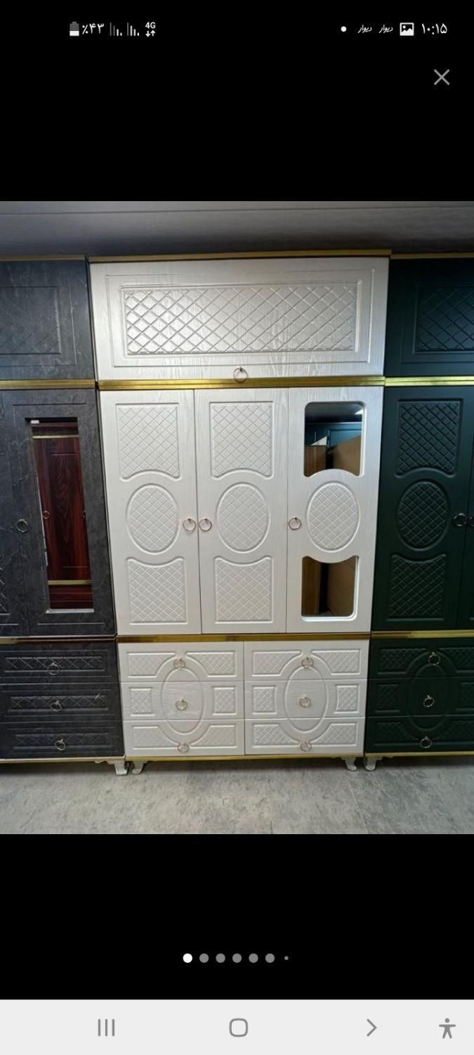 انواع کمد ۳ تیکه و ۴ تیکه فقط شرکتی|جاکفشی، کمد، دراور|قزوین, |دیوار