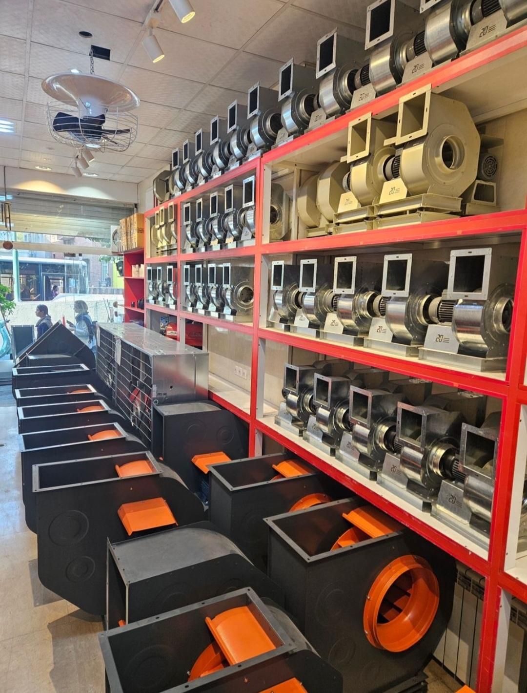 هواکش بادی وهواکش صنعتی وسانتریفیوژ|پنکه و تصفیهکنندهٔ هوا|تبریز, |دیوار