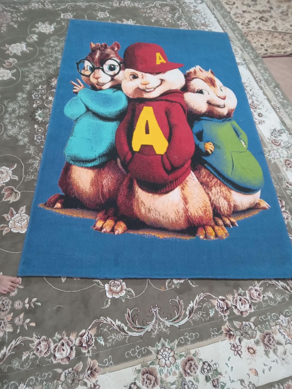 ۱عددفرش ماشینی فانتزی|فرش|الوند, |دیوار