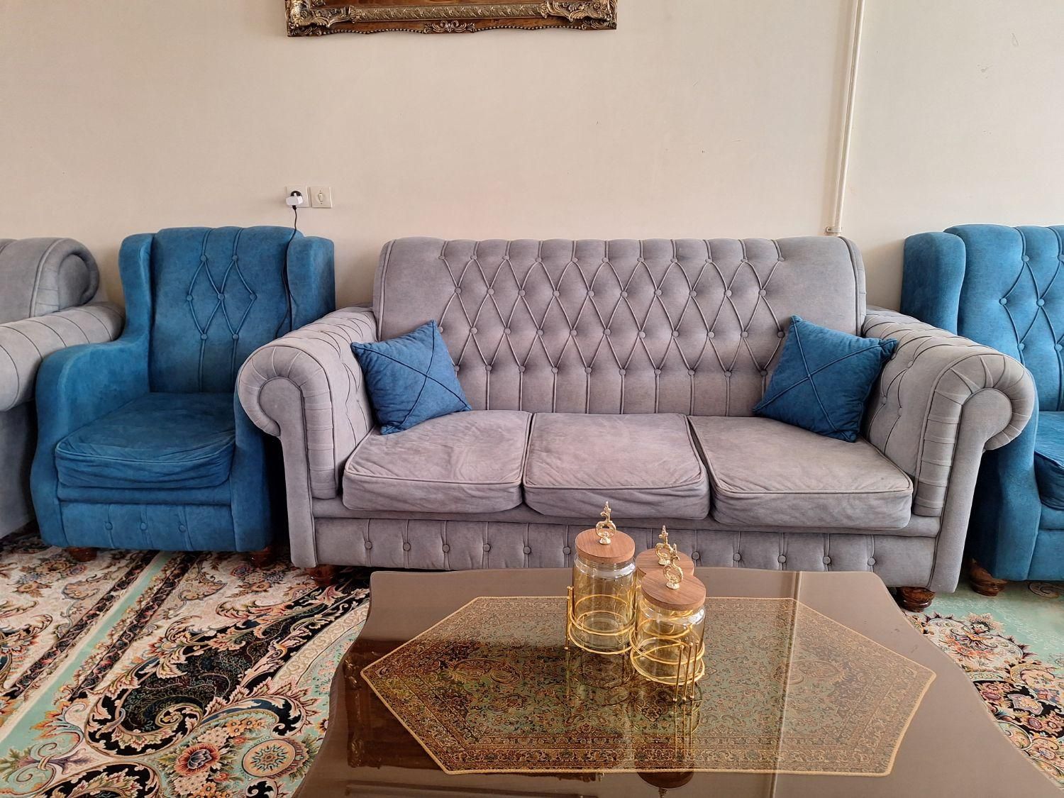 مبل ۹نفره راحتی|مبلمان خانگی و میز عسلی|فلاورجان, |دیوار