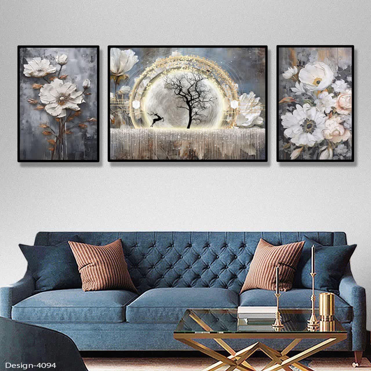 تابلودکوراتیو دکوری قاب سه تیکه|تابلو، نقاشی، عکس|مشهد, امیر|دیوار