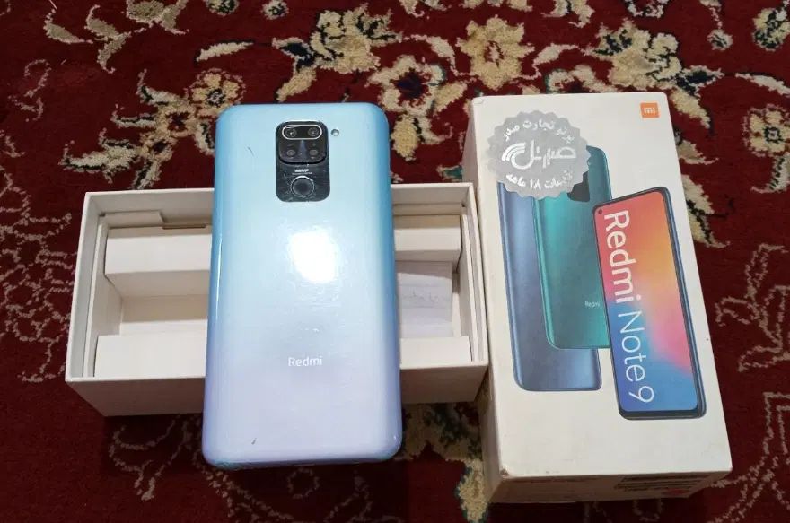 شیائومی Redmi Note 9 با حافظهٔ ۶۴ گیگابایت|موبایل|کرمانشاه, |دیوار