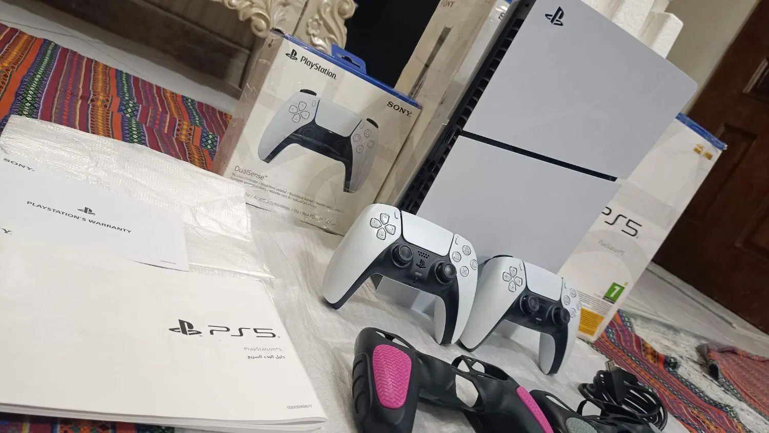 ps5 اسلیم 1ترا دیسک خور اروپا 2 دسته نونو|کنسول، بازی ویدئویی و آنلاین|تهران, مینابی|دیوار