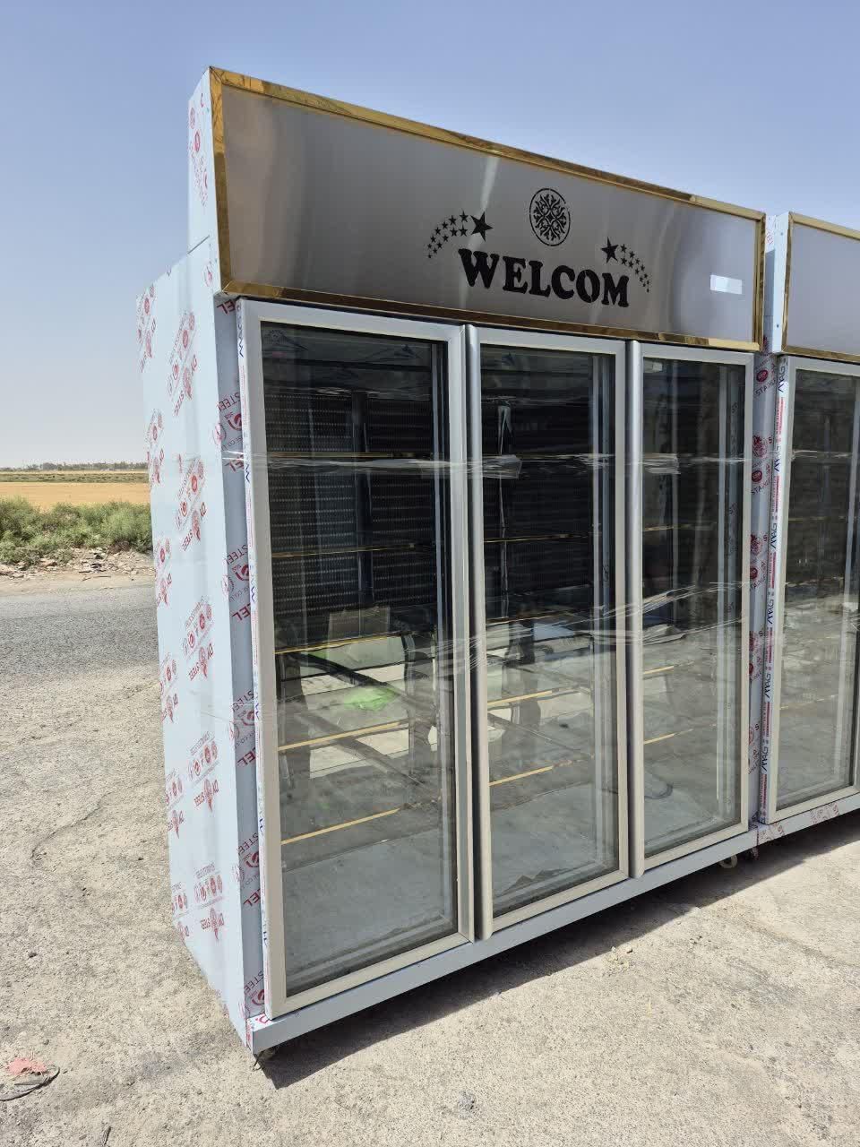 یخچال ایستاده و فر پیتزا ریلی مارک نوژن دهنه ۷۰|فروشگاه و مغازه|قم, شهرک امام حسین|دیوار