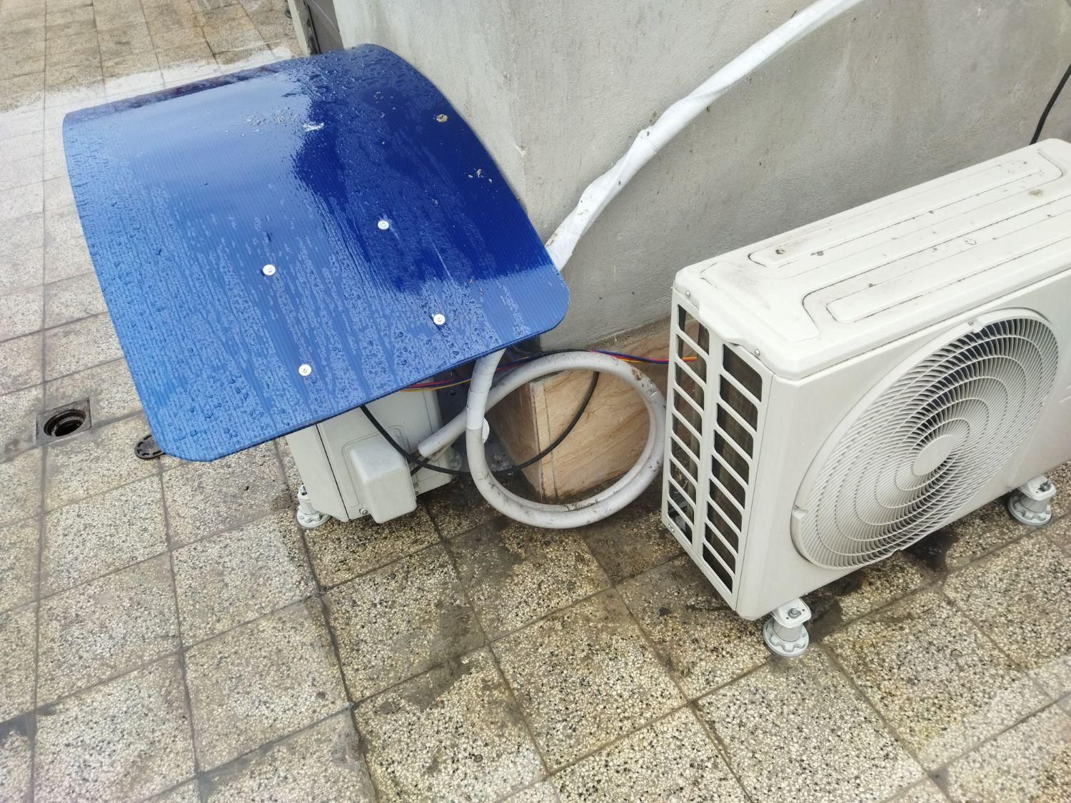 نصب سایبان کولر سایه بان کولرگازی کولرآبی pvc|کولر آبی|تهران, زهتابی|دیوار