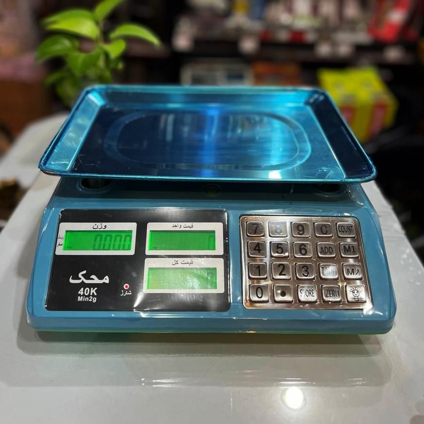 ترازوی فروشگاهی 40 کیلویی 6 رقم کیبورد استیل محک|فروشگاه و مغازه|بندر انزلی, کارآموزی|دیوار