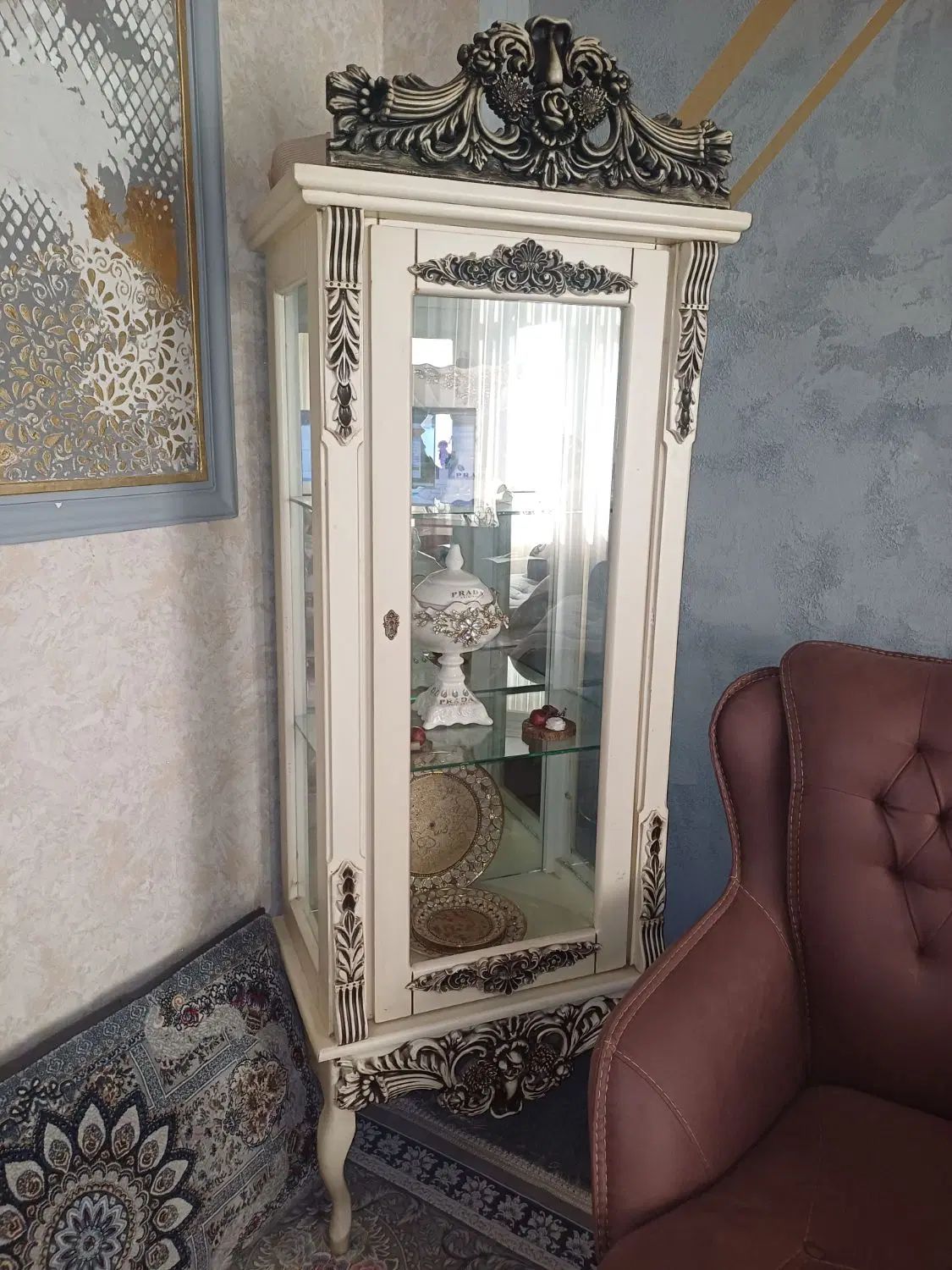 گنجد ۳ طبقه جمع وجور|بوفه، ویترین، کنسول|مشهد, مصلی (کارمندان اول)|دیوار