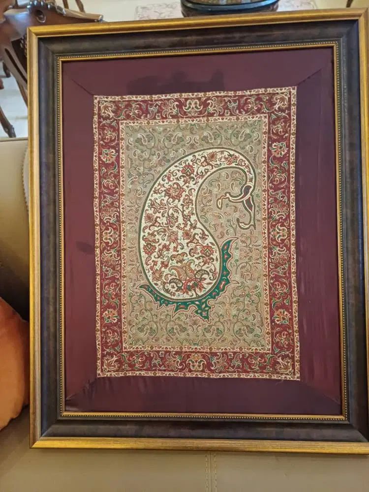 تابلو ترمه ،  تابلو هندی|صنایع دستی و سایر لوازم تزئینی|تهران, شهرآرا|دیوار