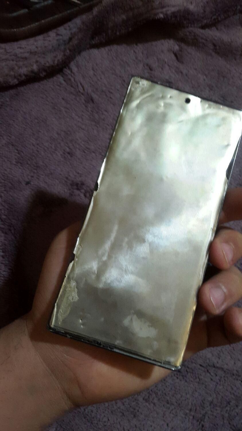 samsung note 10 plus 256g السیدی شکسته|موبایل|تهران, خاوران|دیوار