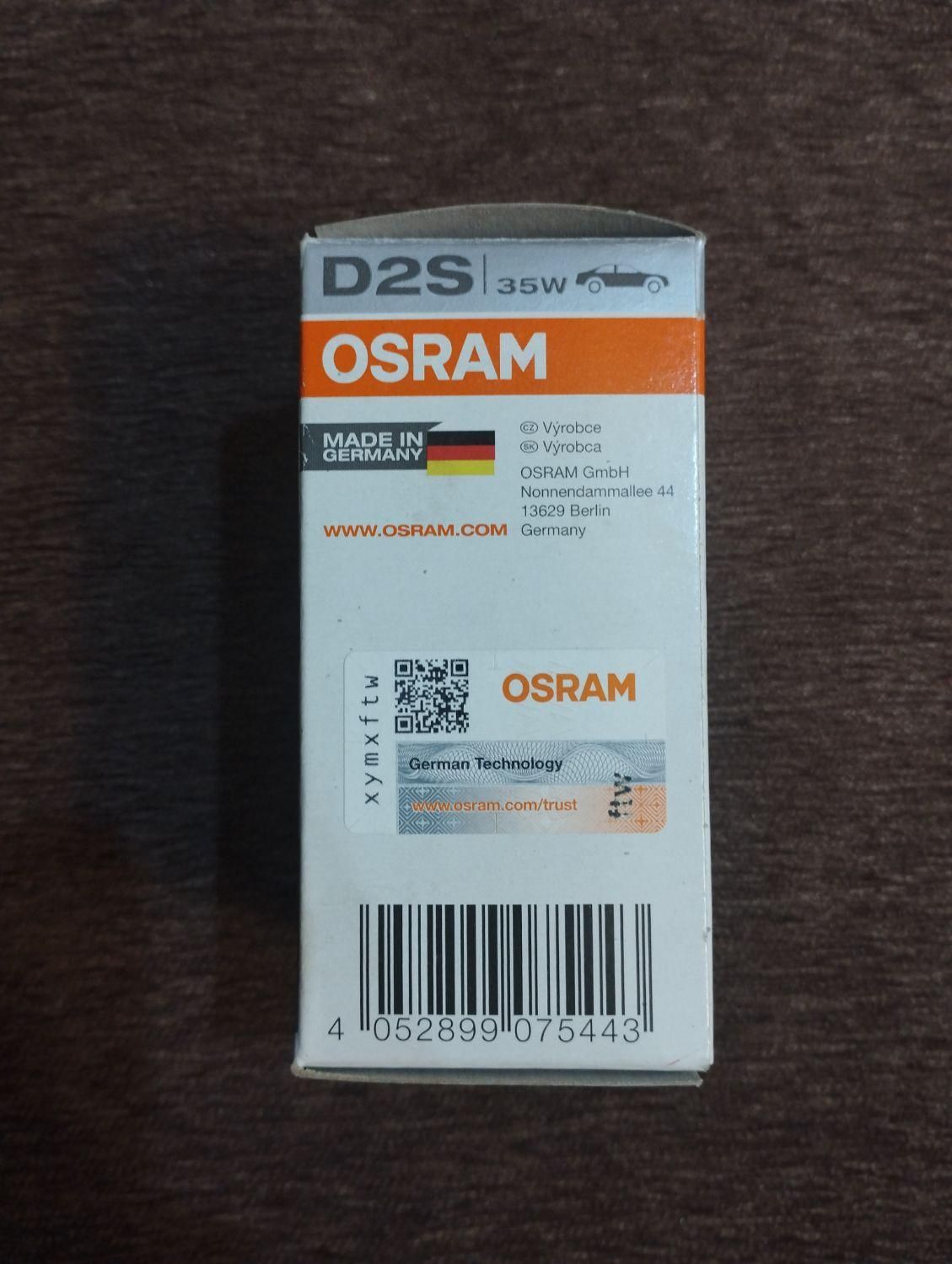 دو عدد لامپ زنون Osram D2s 35W استوک|قطعات یدکی و لوازم جانبی|تهران, حشمتیه|دیوار