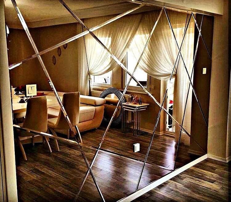 ایینه پازل اینه کاری دکوراتیو الماس|آینه|مشهد, آزادشهر|دیوار