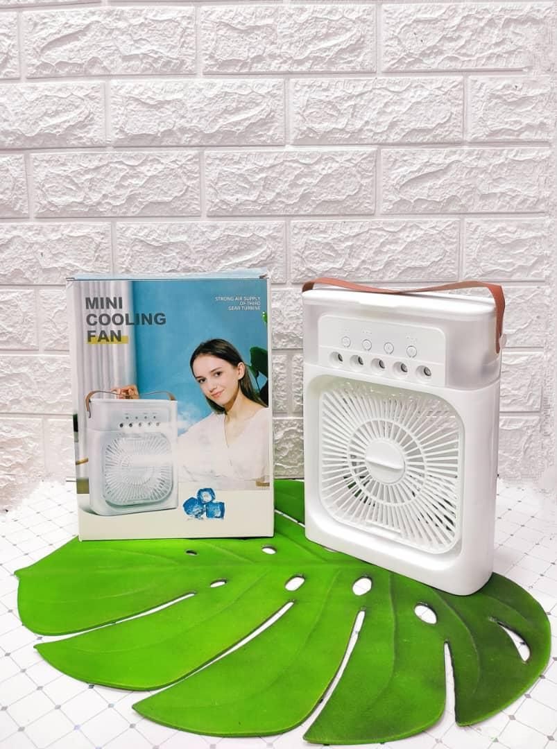 پنکه توربو LED دار پرتابل ۳ کاره مه پاش USB|پنکه و تصفیه‌کنندهٔ هوا|بندرعباس, |دیوار