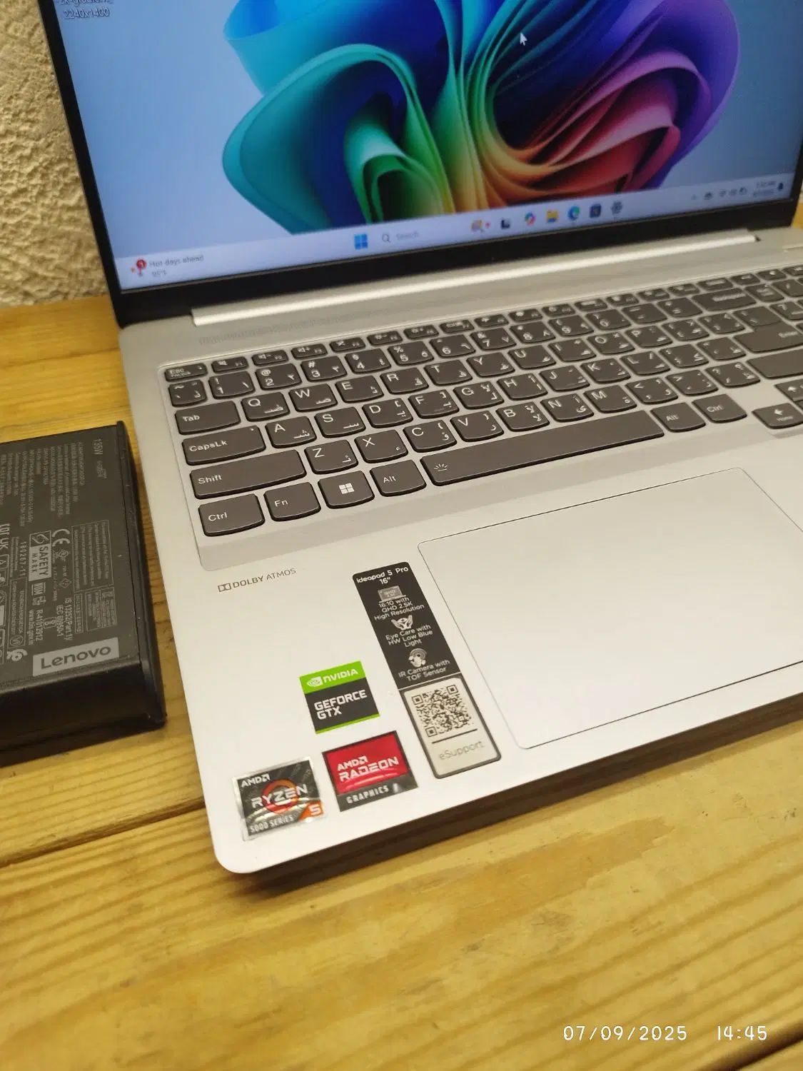 لپتاپ Lenovo ideapad 5 pro R5 5600h gtx1650|رایانه همراه|تهران, جمهوری|دیوار