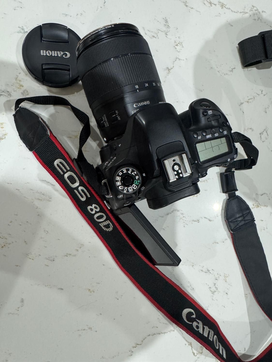 دوربین 80D canon با لنز 18-135mm|دوربین عکاسی و فیلم‌برداری|تهران, شهرک غرب|دیوار