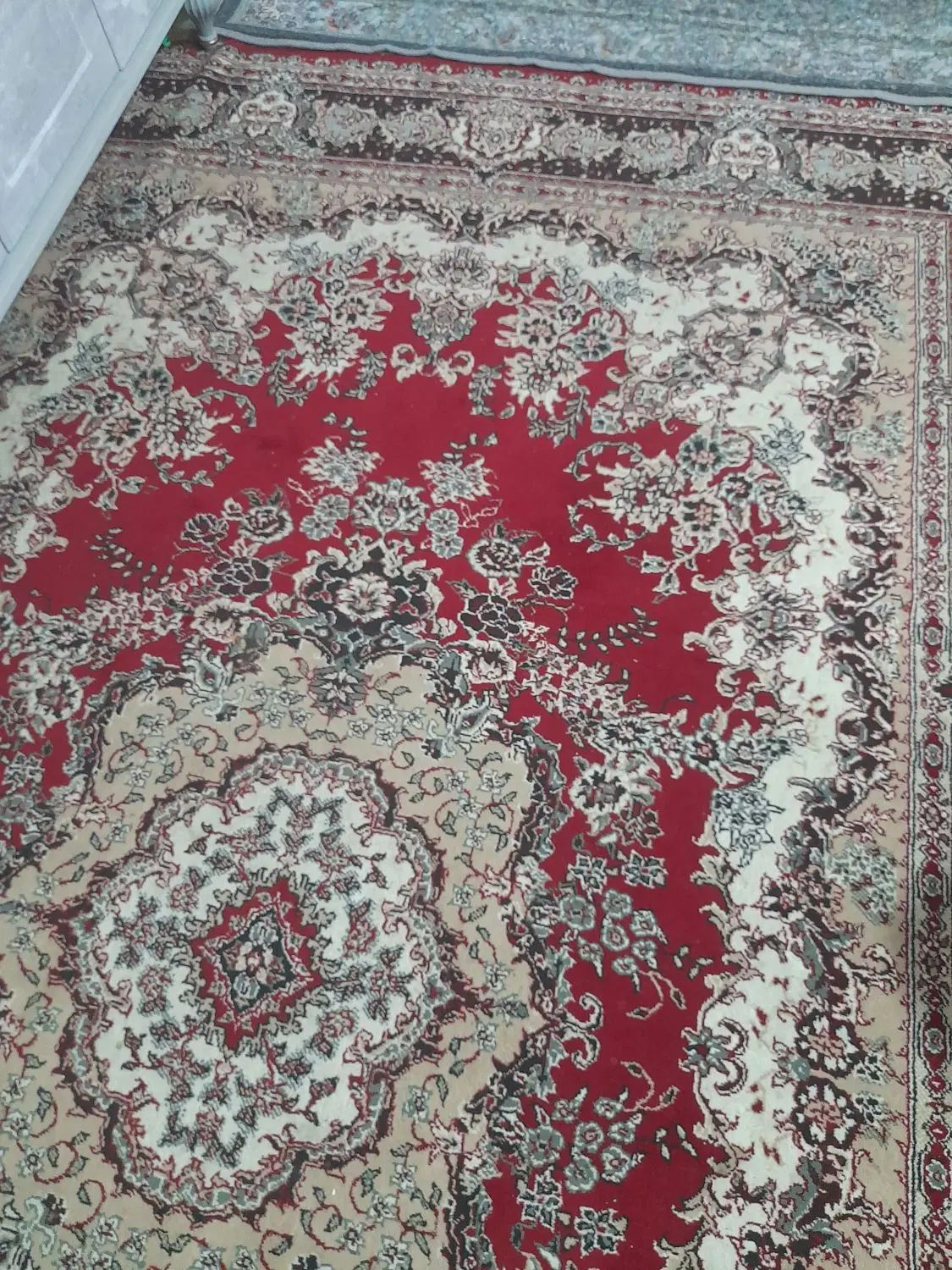 عکس اصلی ۱تخته فرش۱۲ متری وعکس دوم 1جفت ۶ متری|فرش|نسیم‌شهر, |دیوار