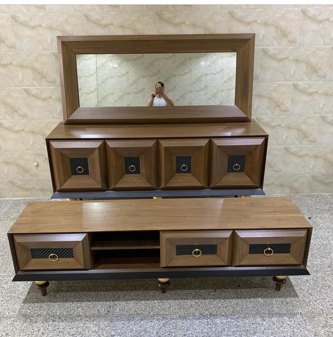 آیینه کنسول و میز تی وی|بوفه، ویترین، کنسول|ماکو, |دیوار