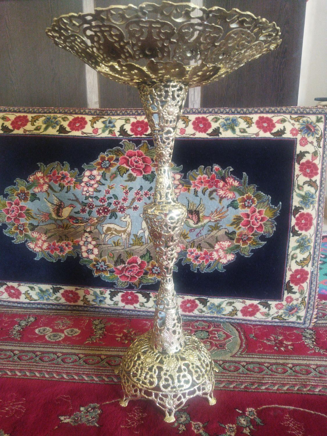 جا میوه ای کنار سالنی برنز|صنایع دستی و سایر لوازم تزئینی|تهران, ولنجک|دیوار